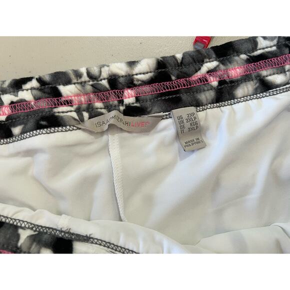 Isaac Mizrahi Soho Petite Quilted Knit Jacquard Skort PITCH BLACK NWOT SIZE 2XP - Picture 6 of 10